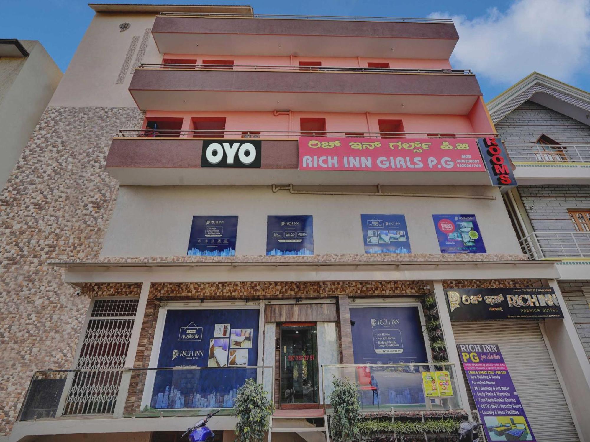 Oyo Flagship Rich Inn Premium Suites Near Nagasandra Metro Station. Bangalore Exterior foto